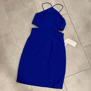 Aidan Mattox side cutout cocktail dress NWT XS
